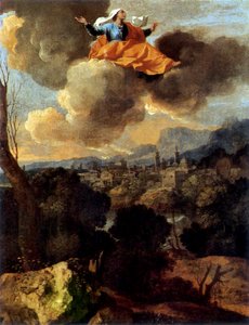 La traslación milagrosa de Santa Rita de Casia de Nicolas Poussin